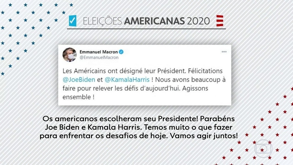 Fernández e Macron: o que disseram os presidentes sobre a vitória