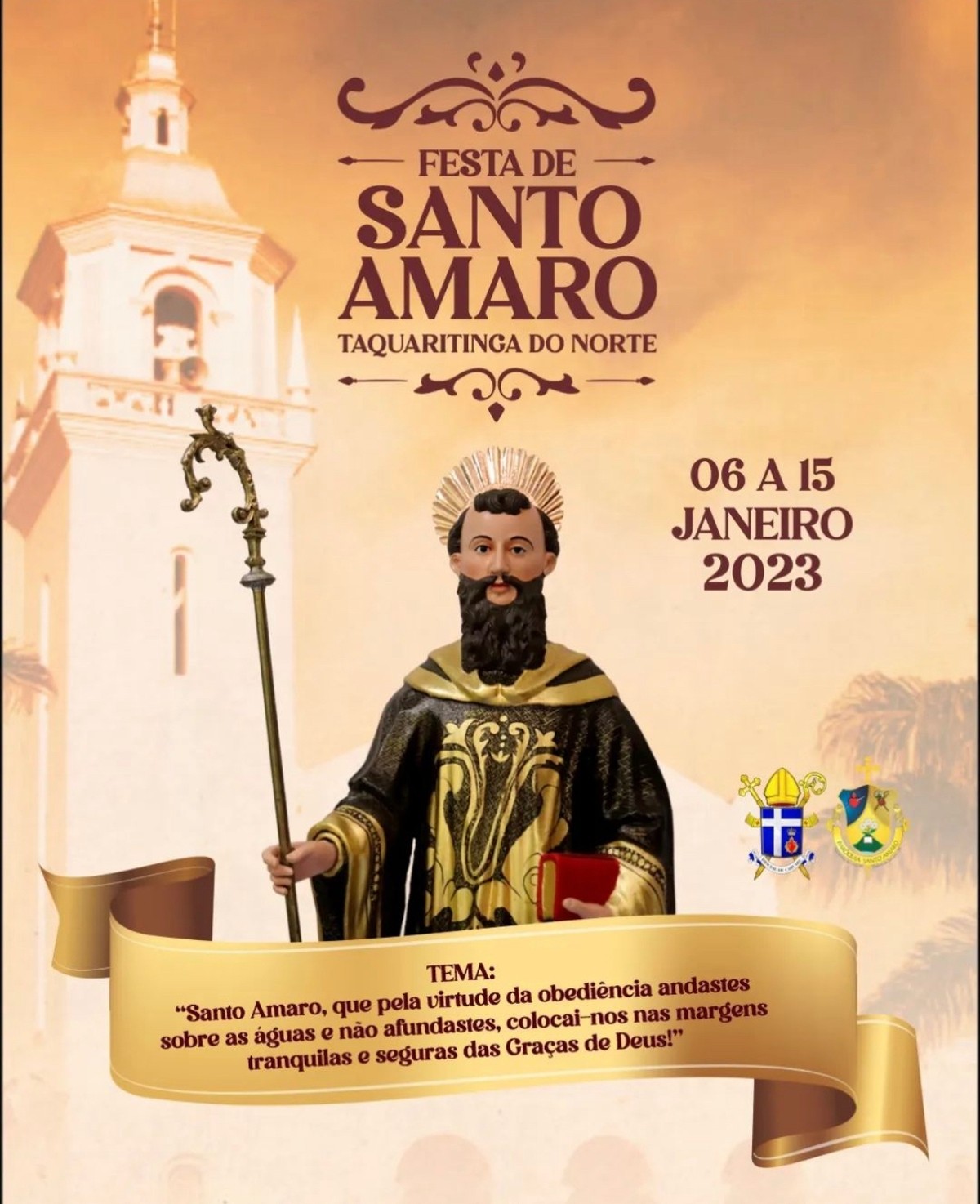 Festa de Santo Amaro em Taquaritinga do Norte come a nesta sexta