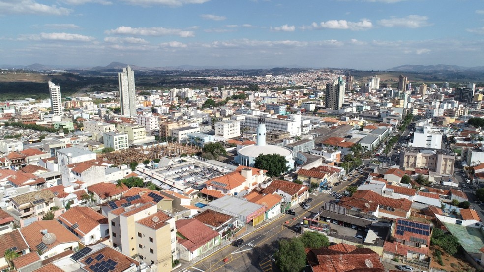 Vista aérea de Pouso Alegre — Foto: Prefeitura de Pouso Alegre