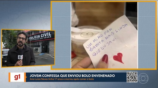 Polícia identifica responsável por enviar bolo que teria causado a morte de jovem de 17 anos