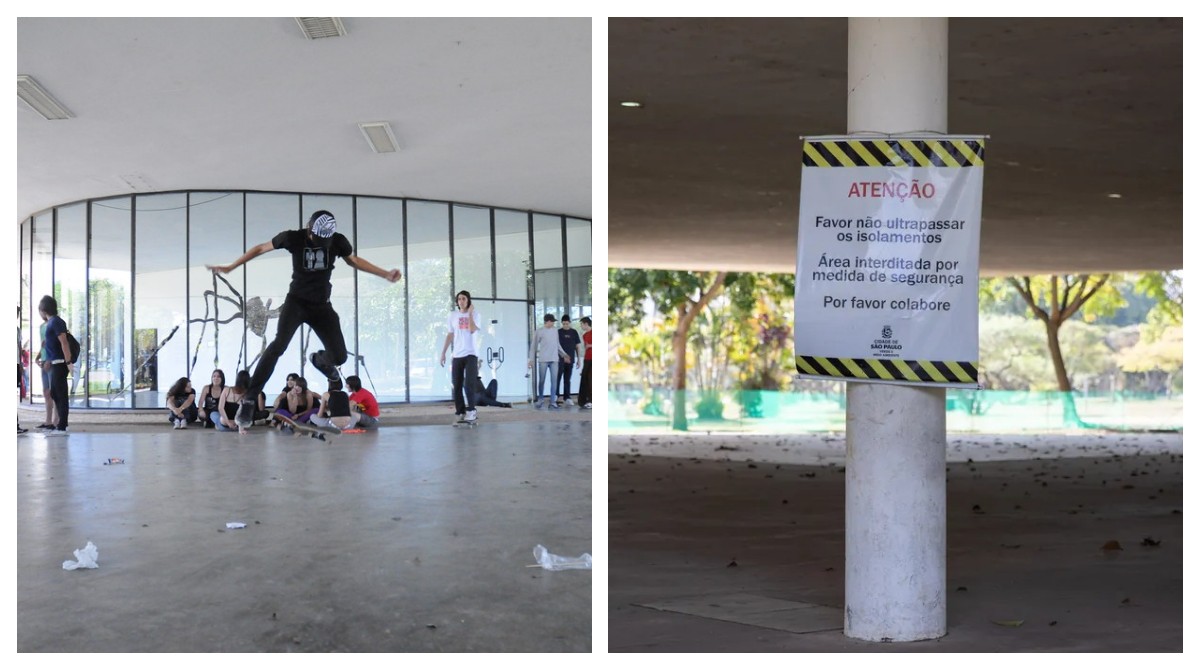 Prefeitura quer reinaugurar Marquise do Ibirapuera em 25 de janeiro com restrições a patins, skate, bicicletas e piqueniques