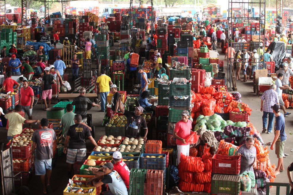 Ceasa de Tianguá: região da Ibiapaba, área de litígio entre Ceará e Piauí, tem forte produção no agronegócio e energia limpa — Foto: Governo do Ceará