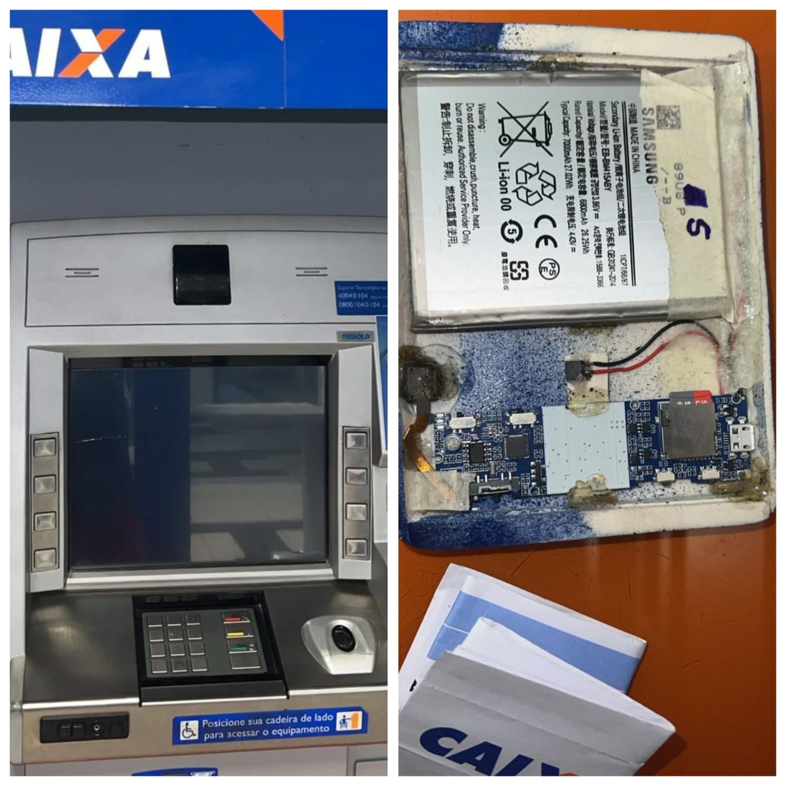 Dois homens são presos suspeitos de instalar 'chupa-cabra' em caixas eletrônicos, em Montes Claros