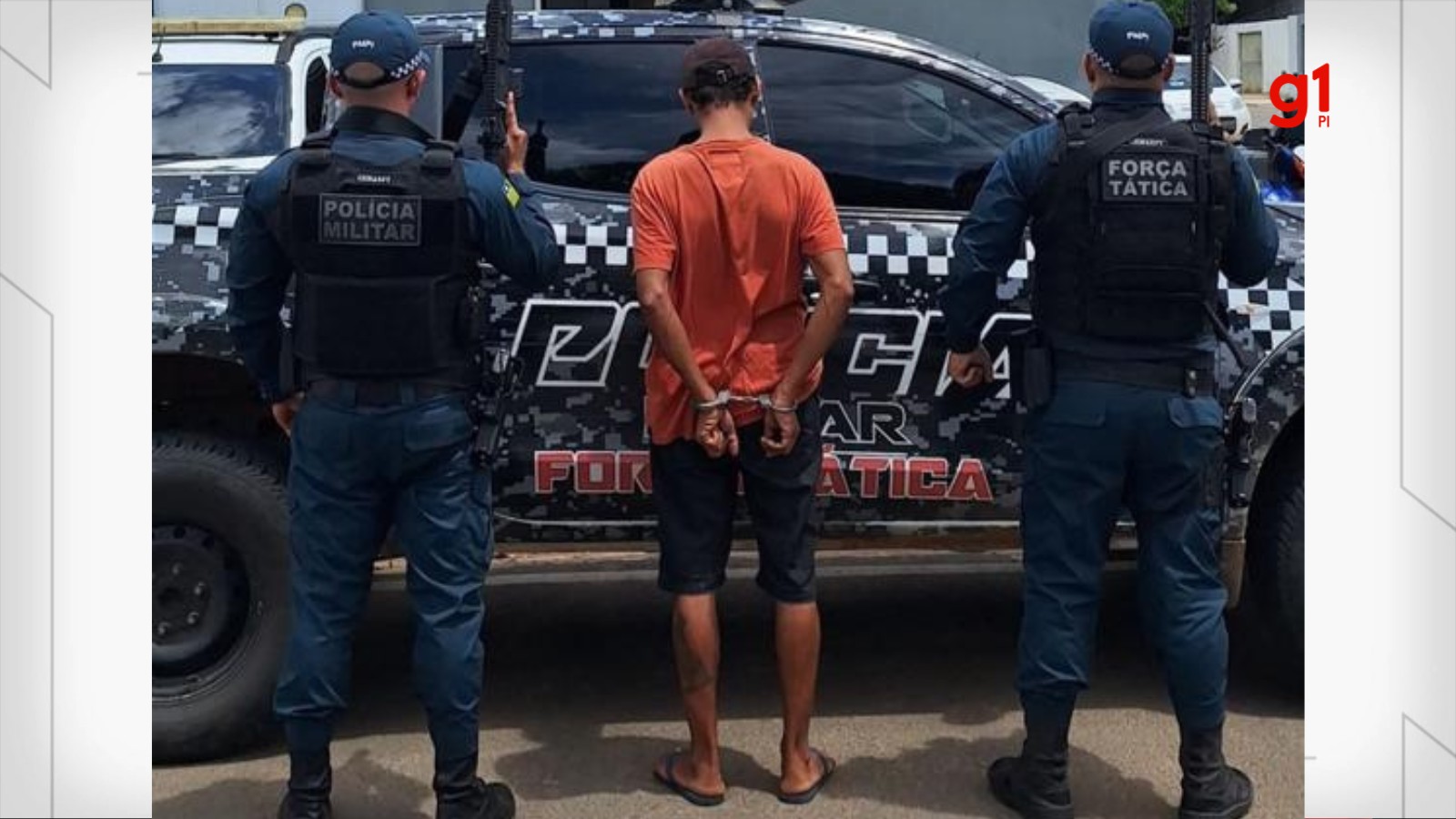 Foragido de SP por homicídio tenta dar nome falso à PM e é preso no Piauí