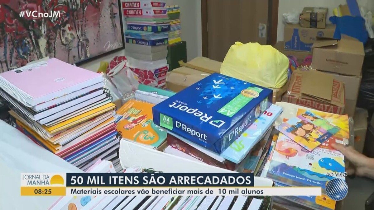 Campanha Volta às Aulas Solidária Da Rede Bahia Arrecada 50 Mil Itens De Materiais Escolares 9678