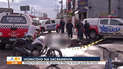 Homem é morto a tiros após deixar as filhas na escola no bairro da Sacramenta, em Belém