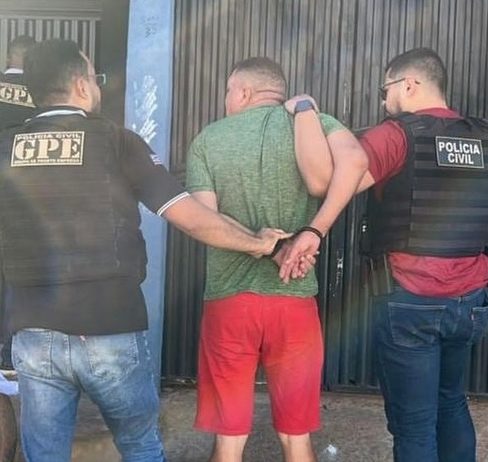 O suspeito de praticar o estupro foi preso em flagrante, horas depois do crime. — Foto: Divulgação/Redes sociais
