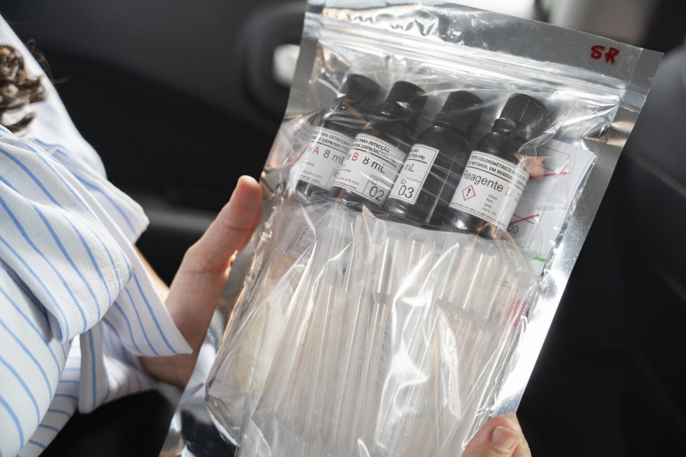 Kit r�pido para detec��o de metanol em bebidas desenvolvido pela UEPB ser� usado no Carnaval � Foto: Divulga��o/SECTIES/PB