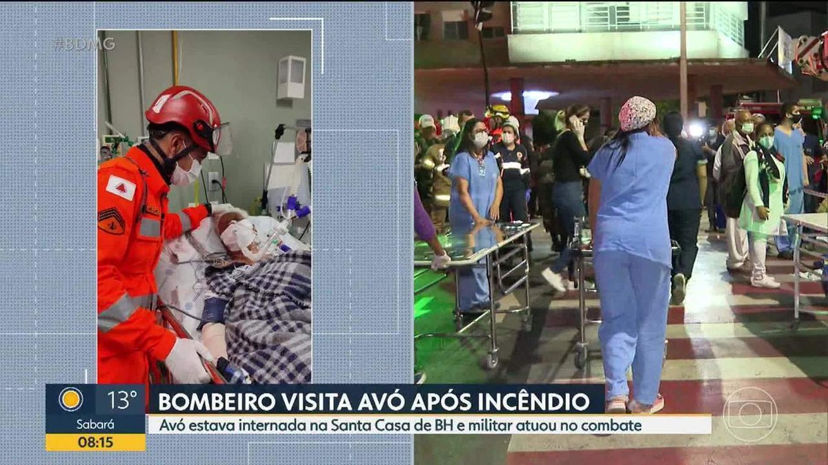 Avó de bombeiro que combateu incêndio na Santa Casa estava