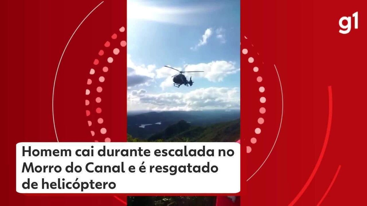 Homem Cai Durante Escalada No Morro Do Canal Em Piraquara E é Resgatado De Helicóptero VÍdeo 3844