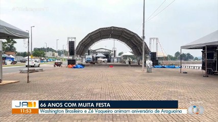 Veja a programação do aniversário de Araguaína