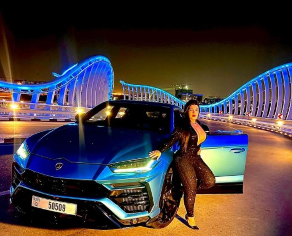 Luanne Jardim em Dubai — Foto: Reprodução redes sociais