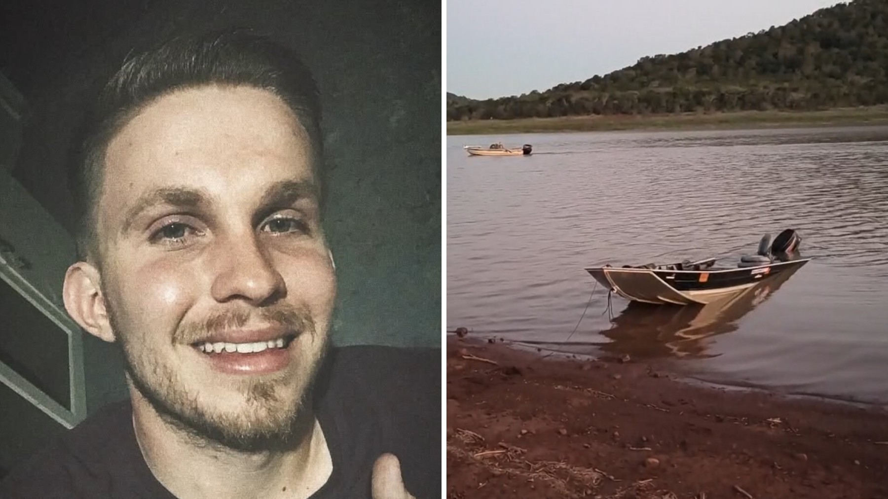 Amigos saem para pescar no PR, barco vira, jovem desaparece e corpo dele é encontrado dois dias depois a 16 metros de profundidade