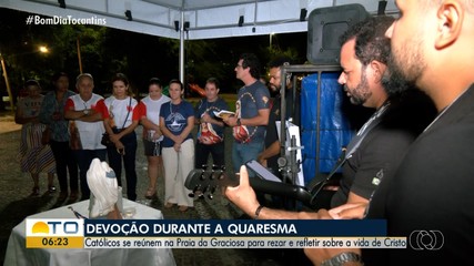 Igreja faz evento ao ar livre para a Quaresma