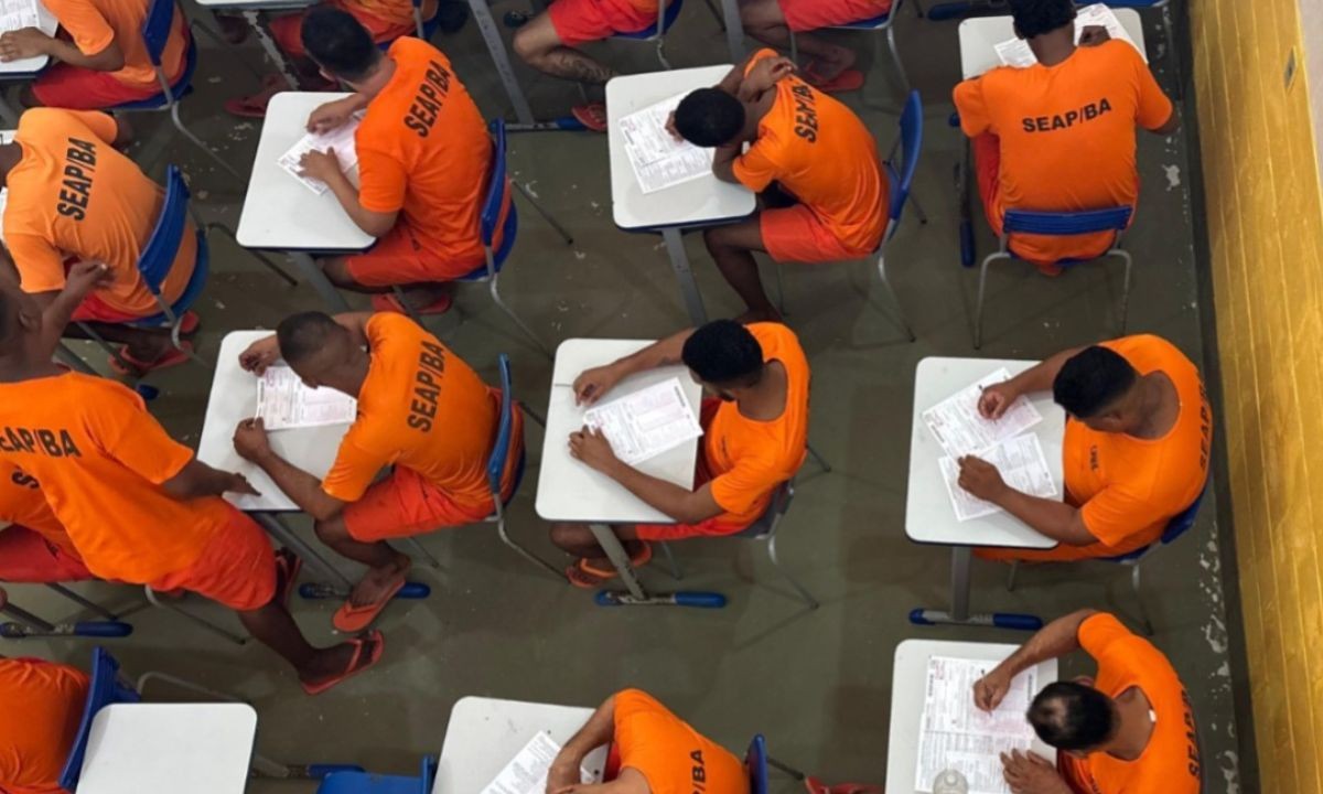 Detento de presídio da Bahia alcança 880 pontos no Enem para pessoas privadas de liberdade