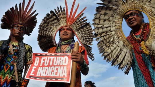 Marco temporal de terras indígenas volta hoje ao STF; 5 ministros vão votar  - Foto: (CLÁUDIO REIS/ENQUADRAR/ESTADÃO CONTEÚDO)