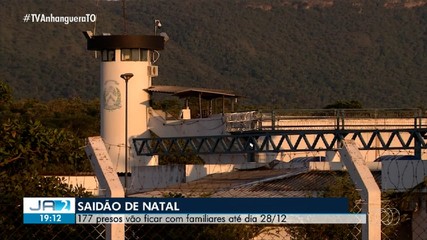 Mais de 170 presos vão ficar com familiares durante o último feriado do ano de 2025