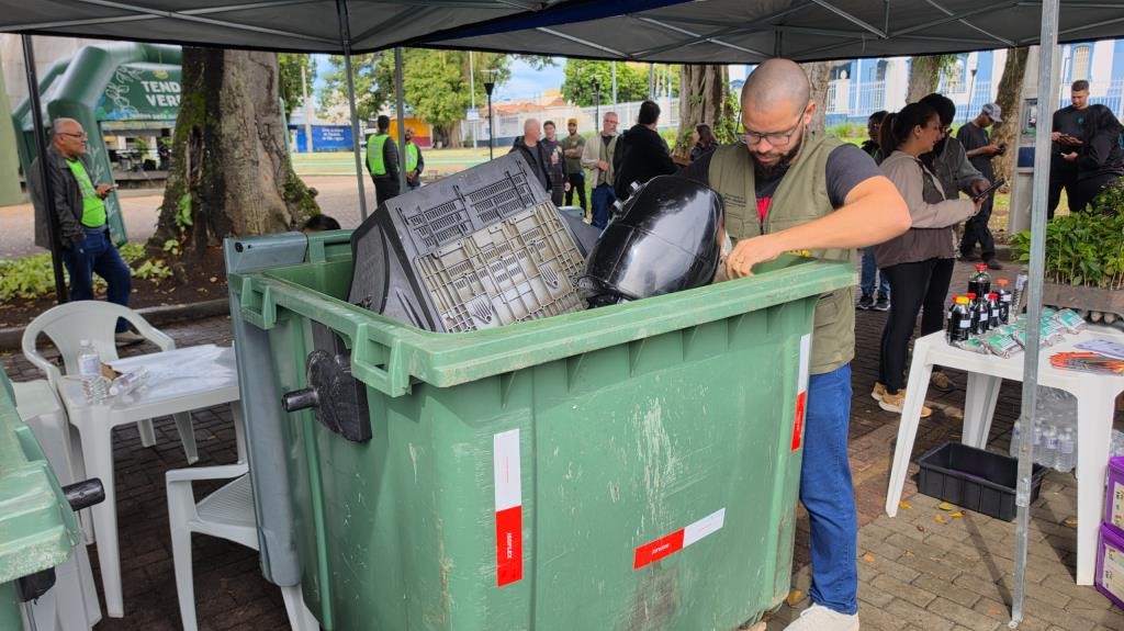 Taubaté: Mutirão da Prefeitura recolhe quase 500 quilos de resíduos eletrônicos
