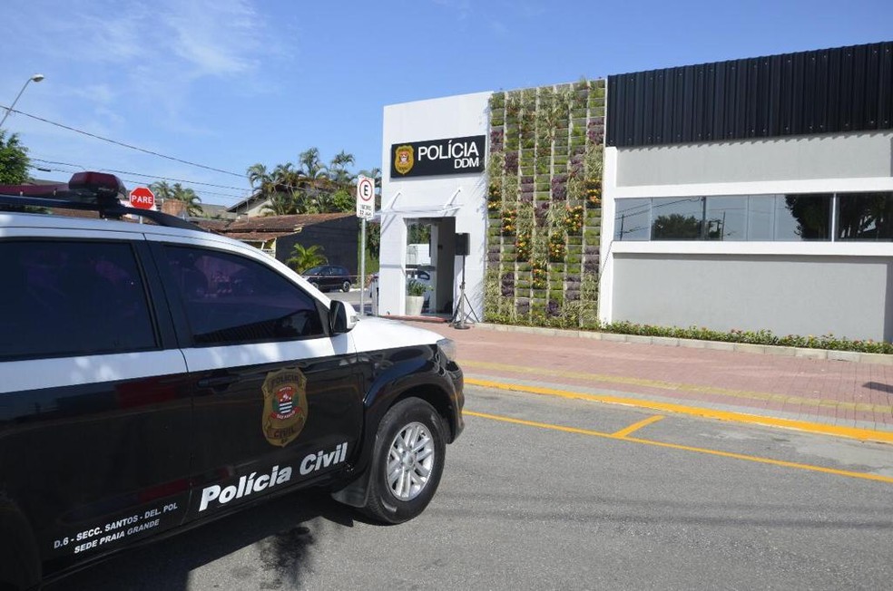 Delegacia de Defesa da Mulher (DDM) de Praia Grande, SP — Foto: Divulgação/Polícia Civil