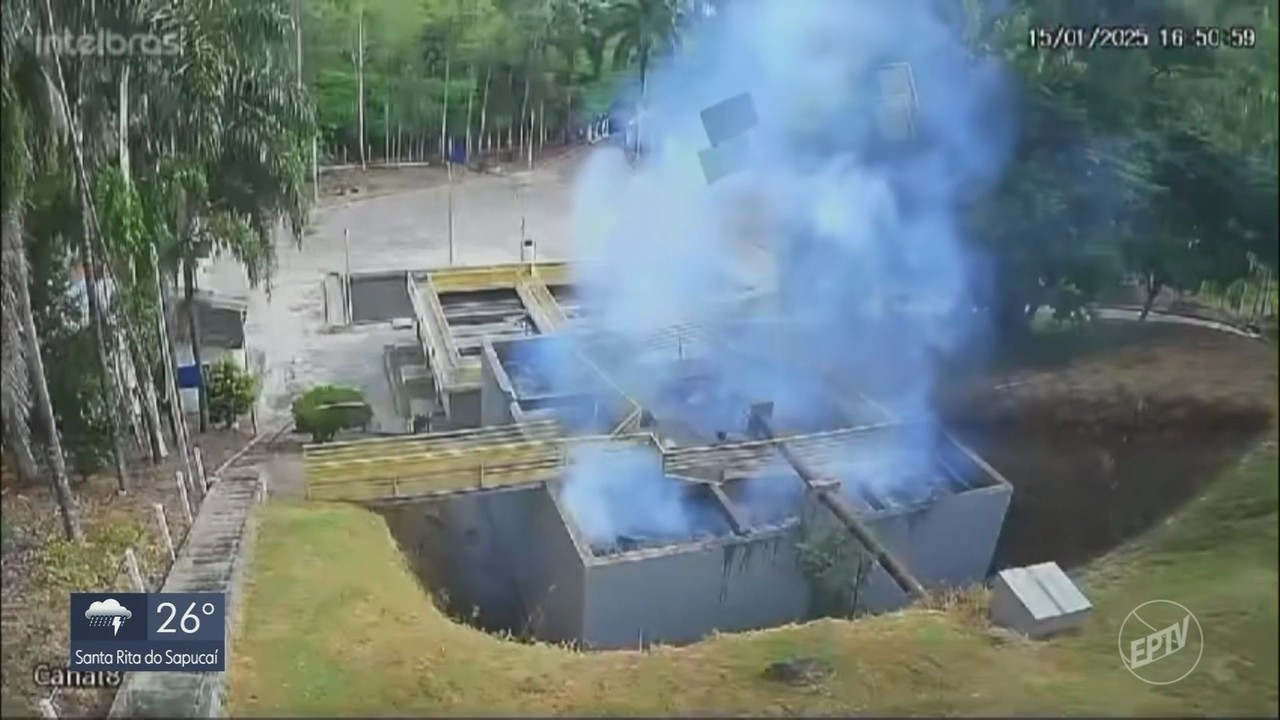 VÍDEO mostra momento da explosão em ETE que matou trabalhador em MG | G1