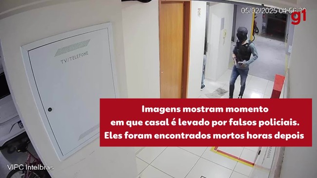 Casal é levado de apartamento por falsos policiais e encontrado morto horas depois