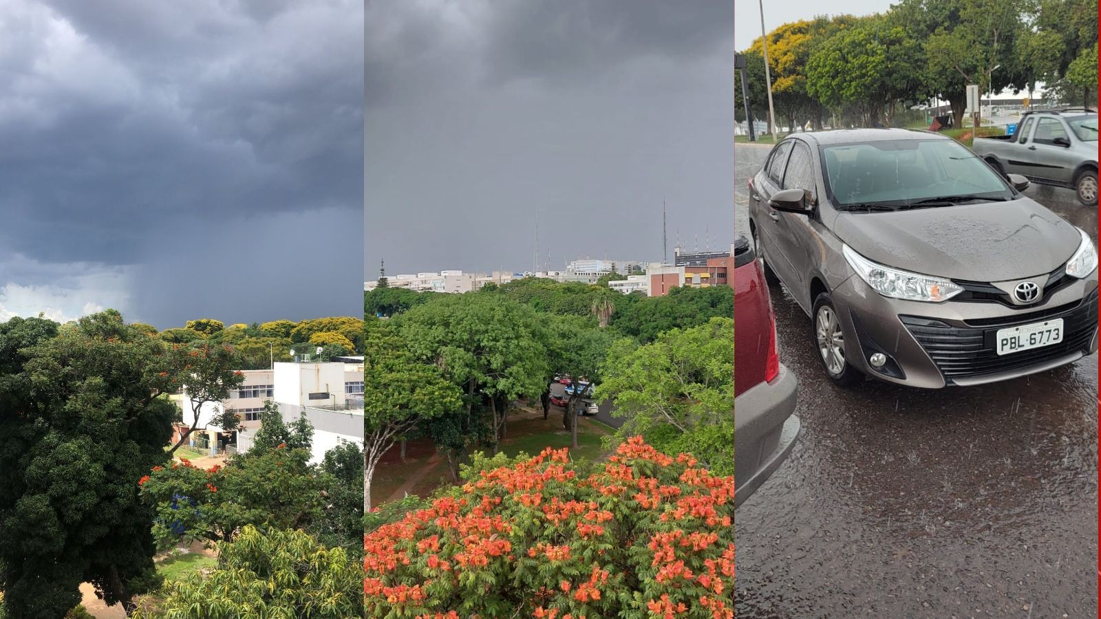 Calor e chuva: essa é a previsão para o réveillon no DF