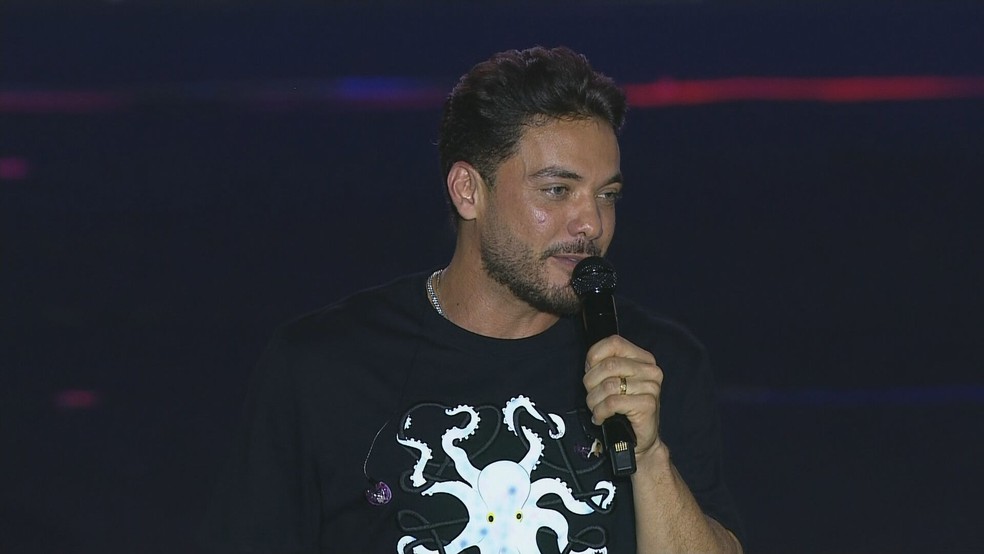 O cantor Wesley Safadão. — Foto: TV Globo/Reprodução