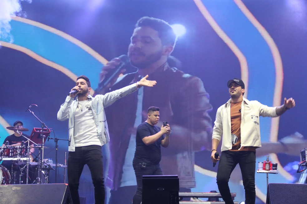 Iguinho e Lulinha no São João 2024 de Campina Grande — Foto: Erickson Nogueira/g1