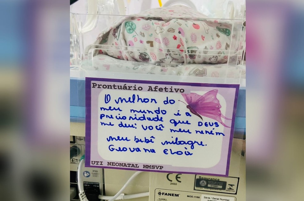 Médicos consideram a gestação e nascimento de Geovana Eloá um caso raro. — Foto: Lorena Tavares/SVM