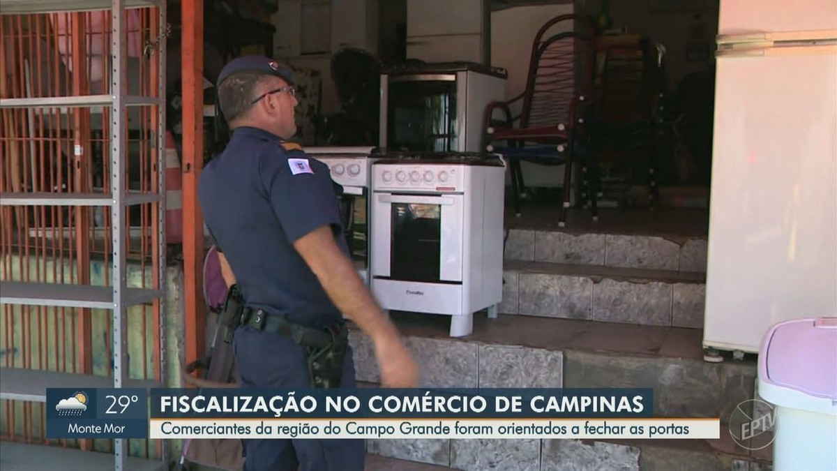 Guarda de Campinas fiscaliza com\u00e9rcios n\u00e3o essenciais em funcionamento ...