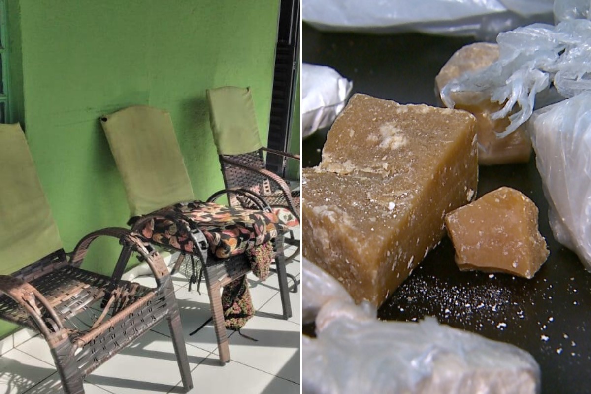 Mulher 'compra' cadeiras furtadas com pedras de crack e é presa em SP