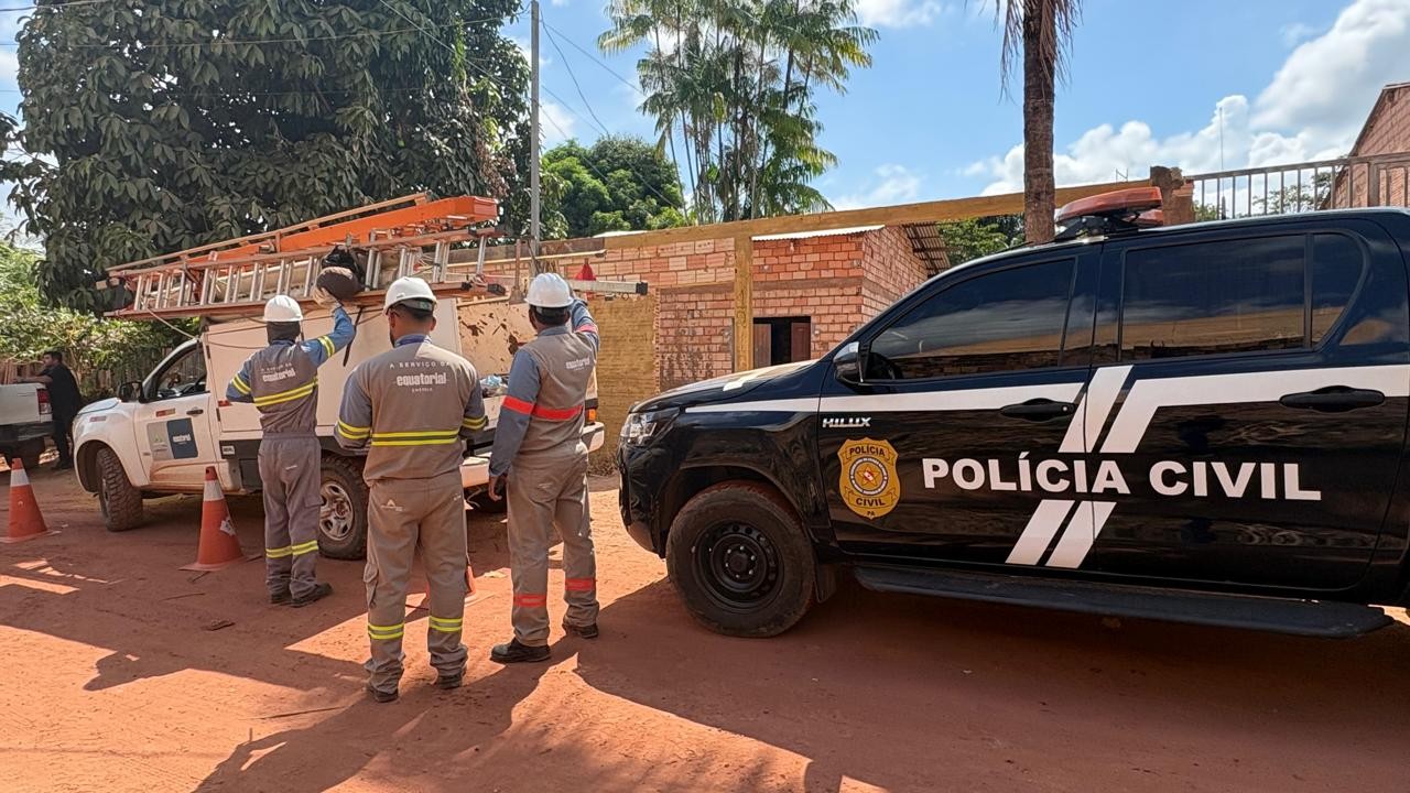Furto de energia: operação flagra ligações clandestinas no bairro Floresta, em Santarém