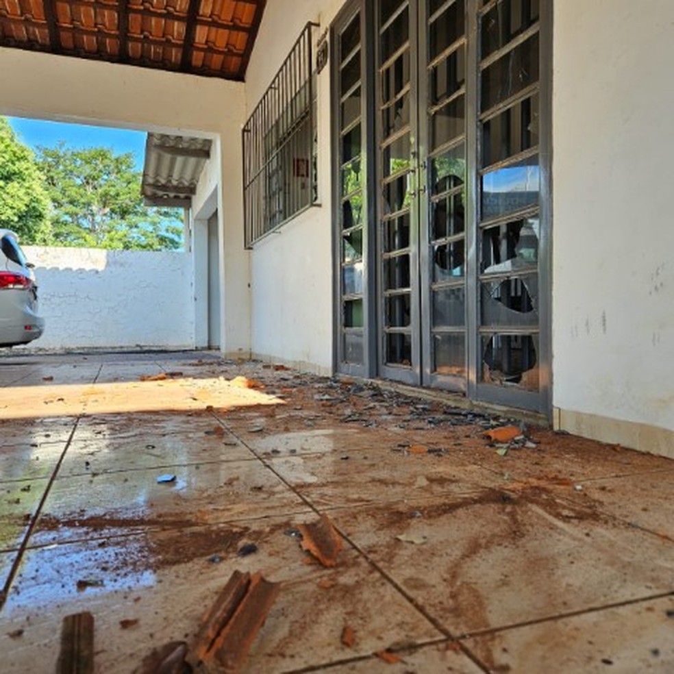 Ocorrência foi registrada neste sábado (22) — Foto: Prefeitura de Ouro Verde/Jorge Zanoni