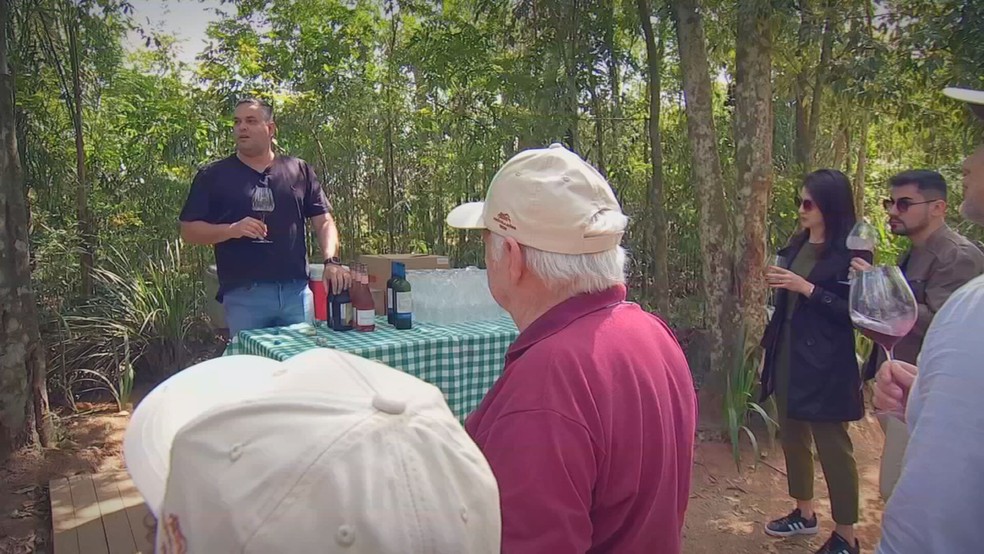 7 de 7
Vinho atrai milhares de turistas a S&atilde;o Roque (SP) &mdash; Foto: Reprodu&ccedil;&atilde;o/TV TEM