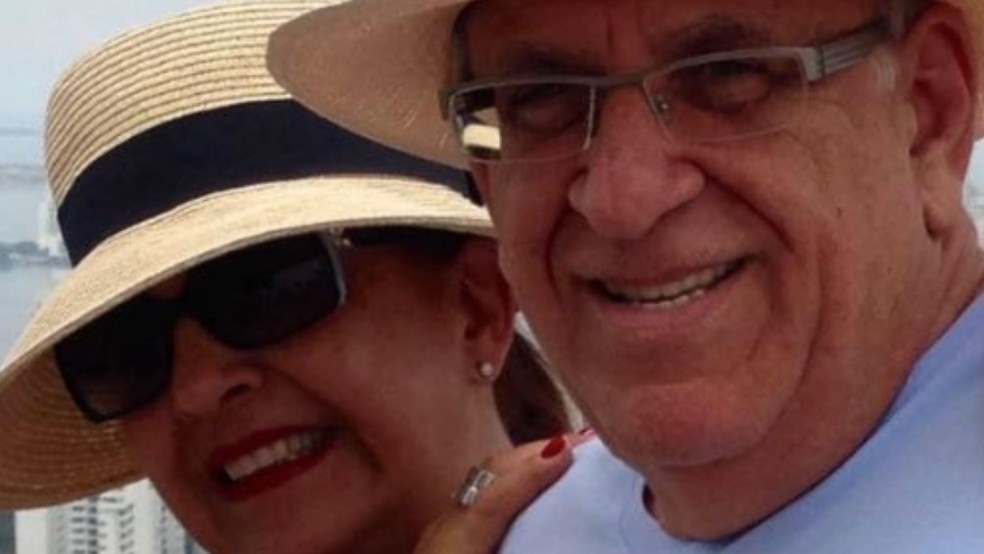 Vítimas foram identificadas como o advogado Cláudio Atala Inácio, de 75 anos, e a companheira dele, Maria Clotilde Moreira Maciel Atala Inácio, de 76 — Foto: Reprodução/Redes sociais