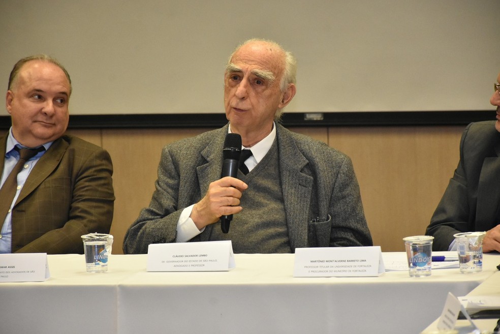 Cláudio Lembo — Foto: Reprodução/Alexandre Oliveira