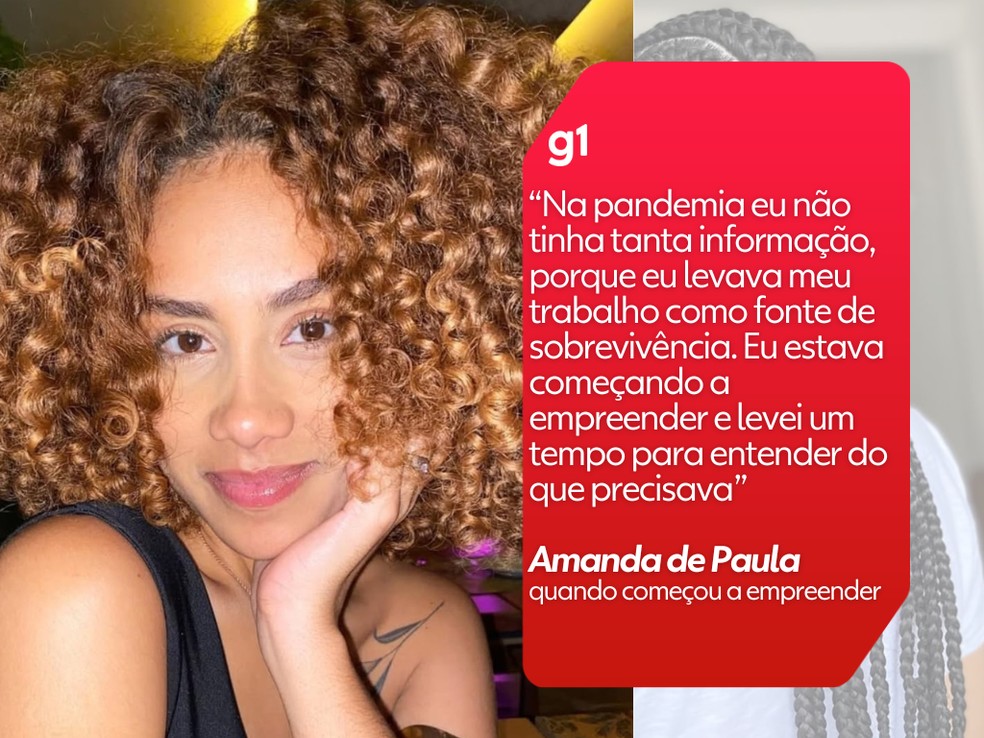Amanda de Paula conta trajetória ao começar a empreender em MT — Foto: g1