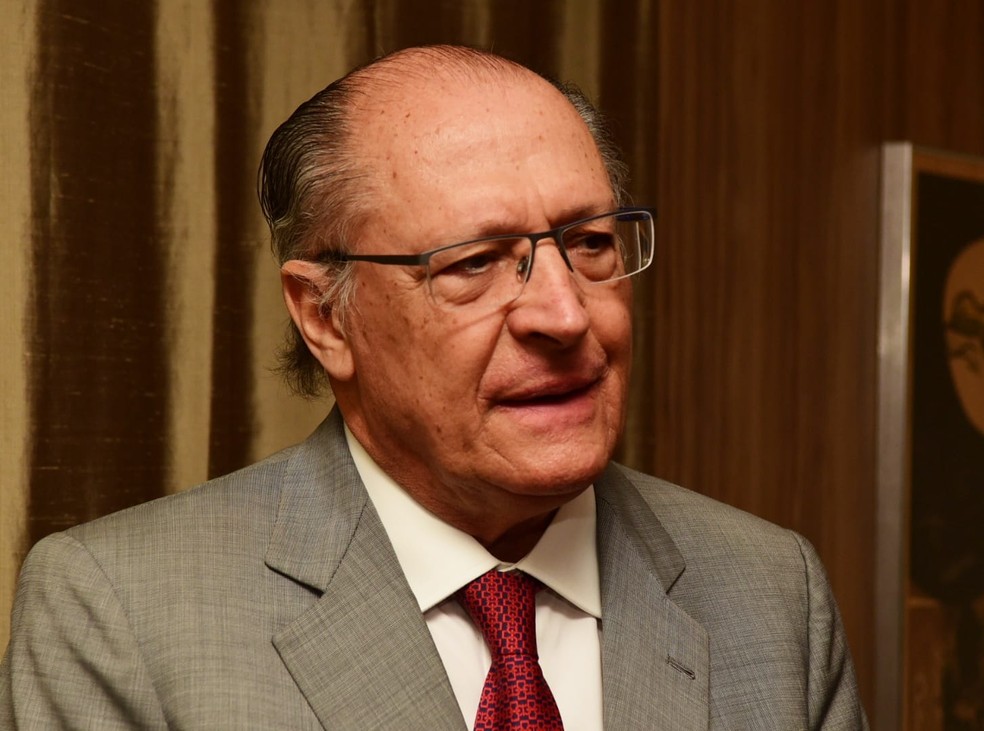 Geraldo Alckmin no Espírito Santo — Foto: Ricardo Medeiros/Rede Gazeta