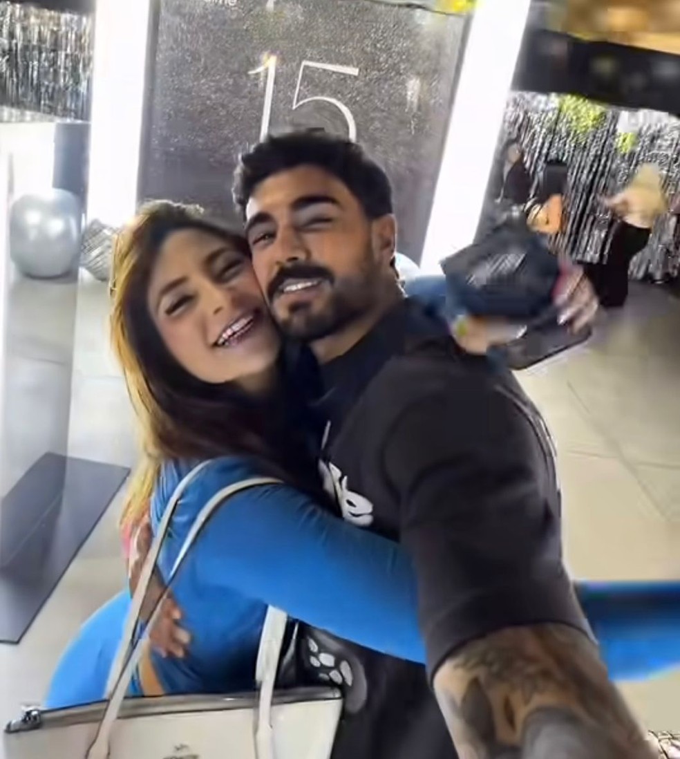 Casal de influenciadores Nathalia e Yuri — Foto: Arquivo pessoal