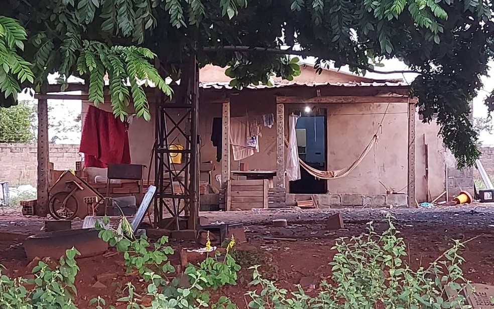 Casa onde Jéssica Martins de Souza, de 31 anos, foi assassinada — Foto: Divulgação/Polícia Civil