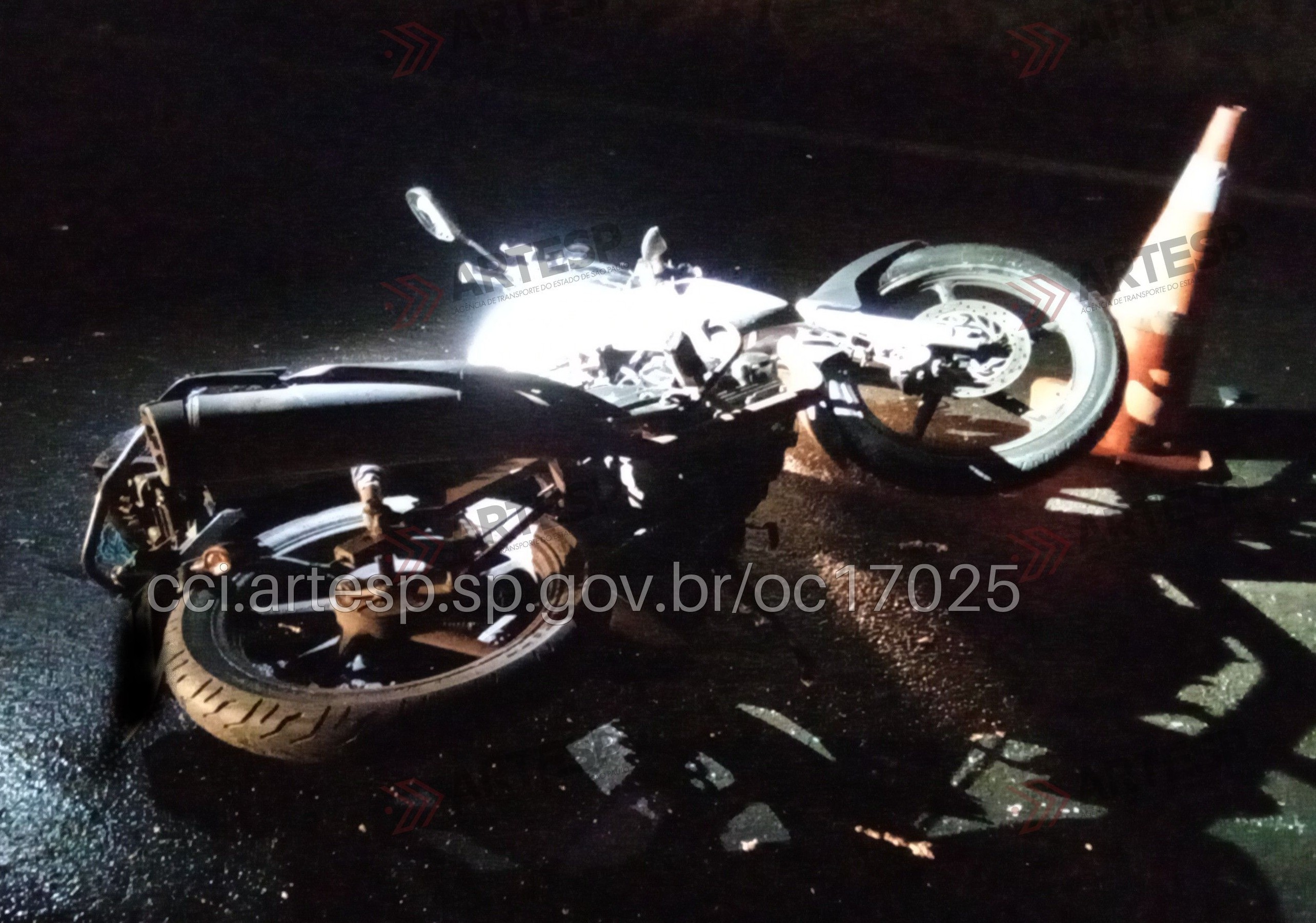 Motociclista na contramão morre após cair e ser atropelado na Rodovia SP-344