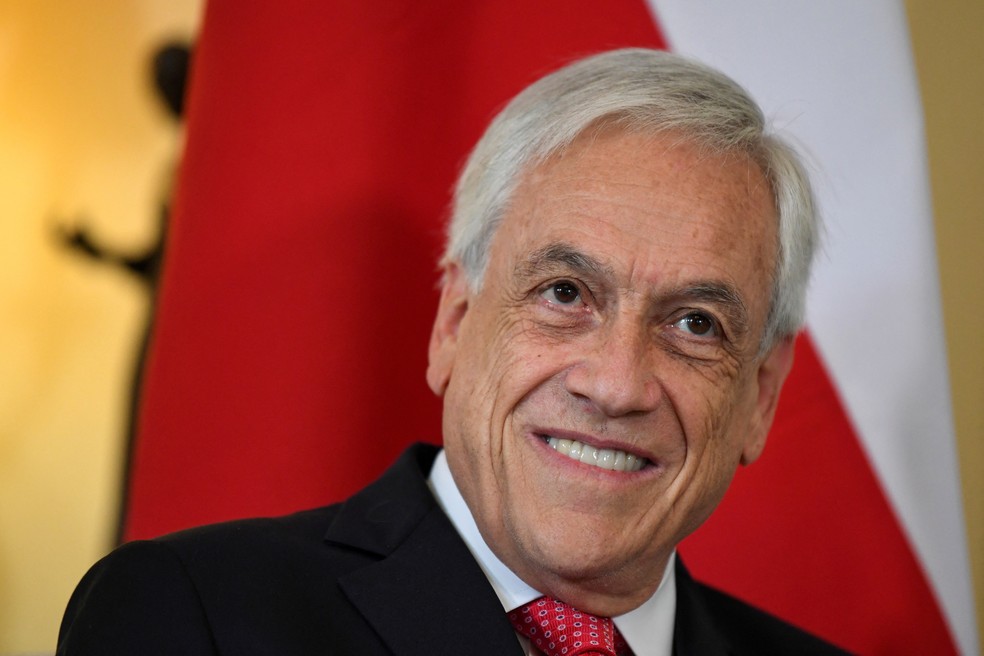 Sebástian Piñera, ex-presidente do Chile — Foto: Reuters