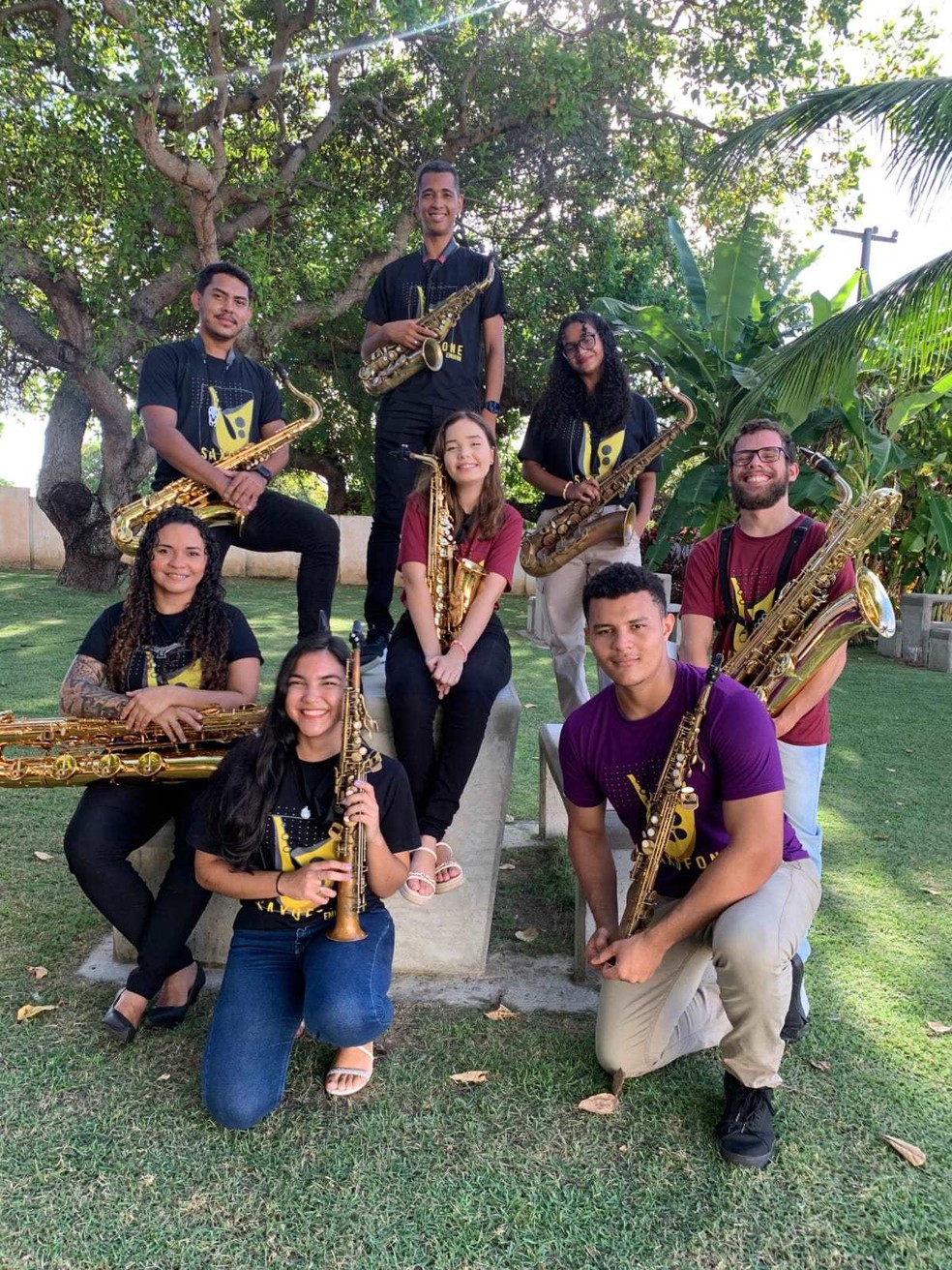 Bando de Sax é uma das atrações do evento — Foto: Divulgação