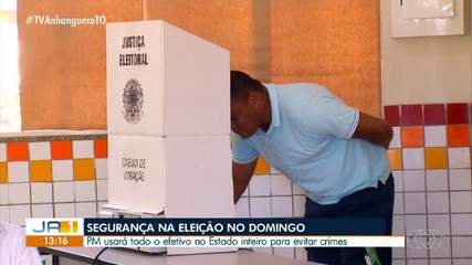 Polícia Militar do Tocantins usará todo o efetivo durante eleições municipais