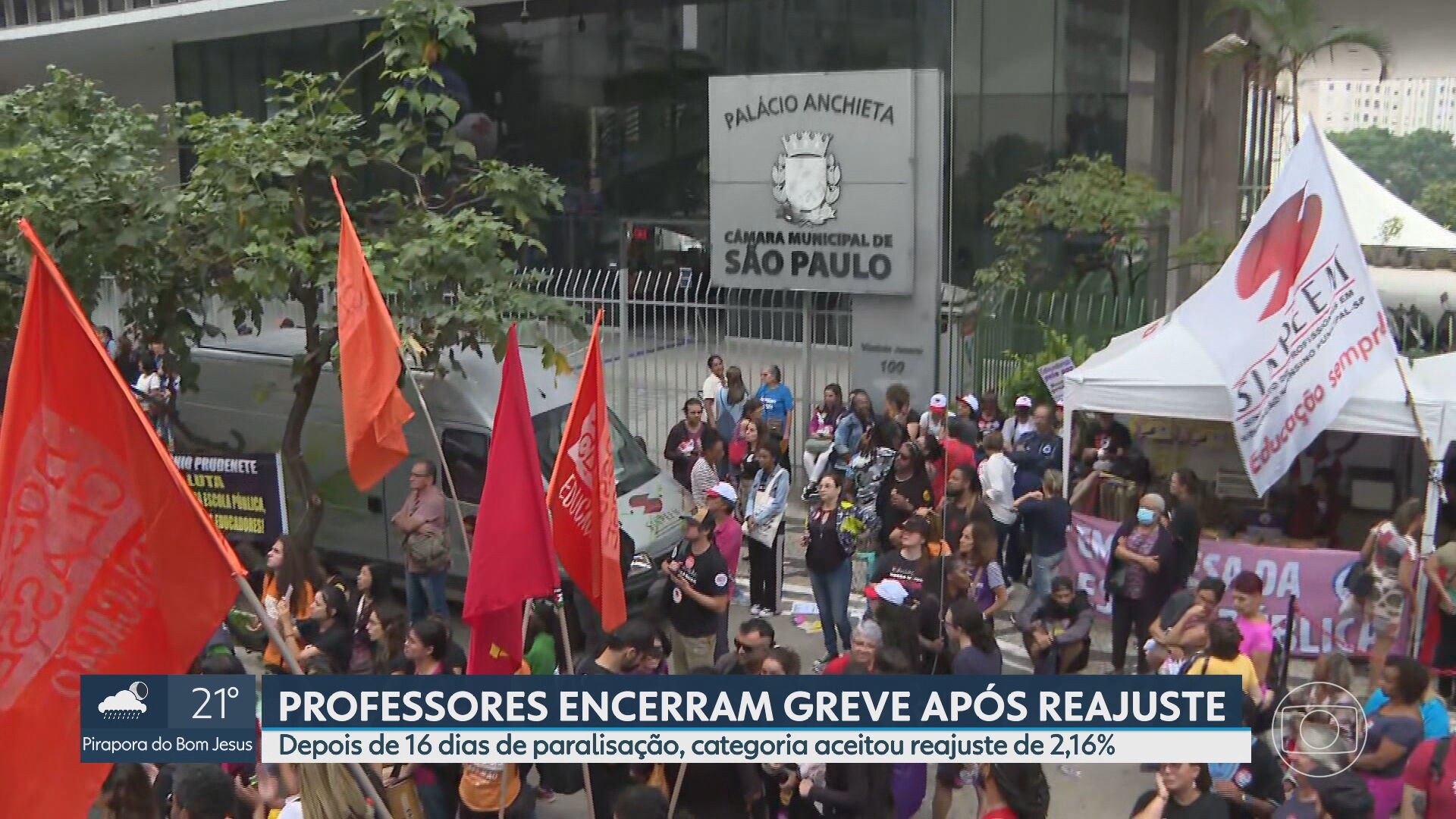 Professores encerram greve na cidade de SP após reajuste de 2,16% no salário e 16 dias de paralisação