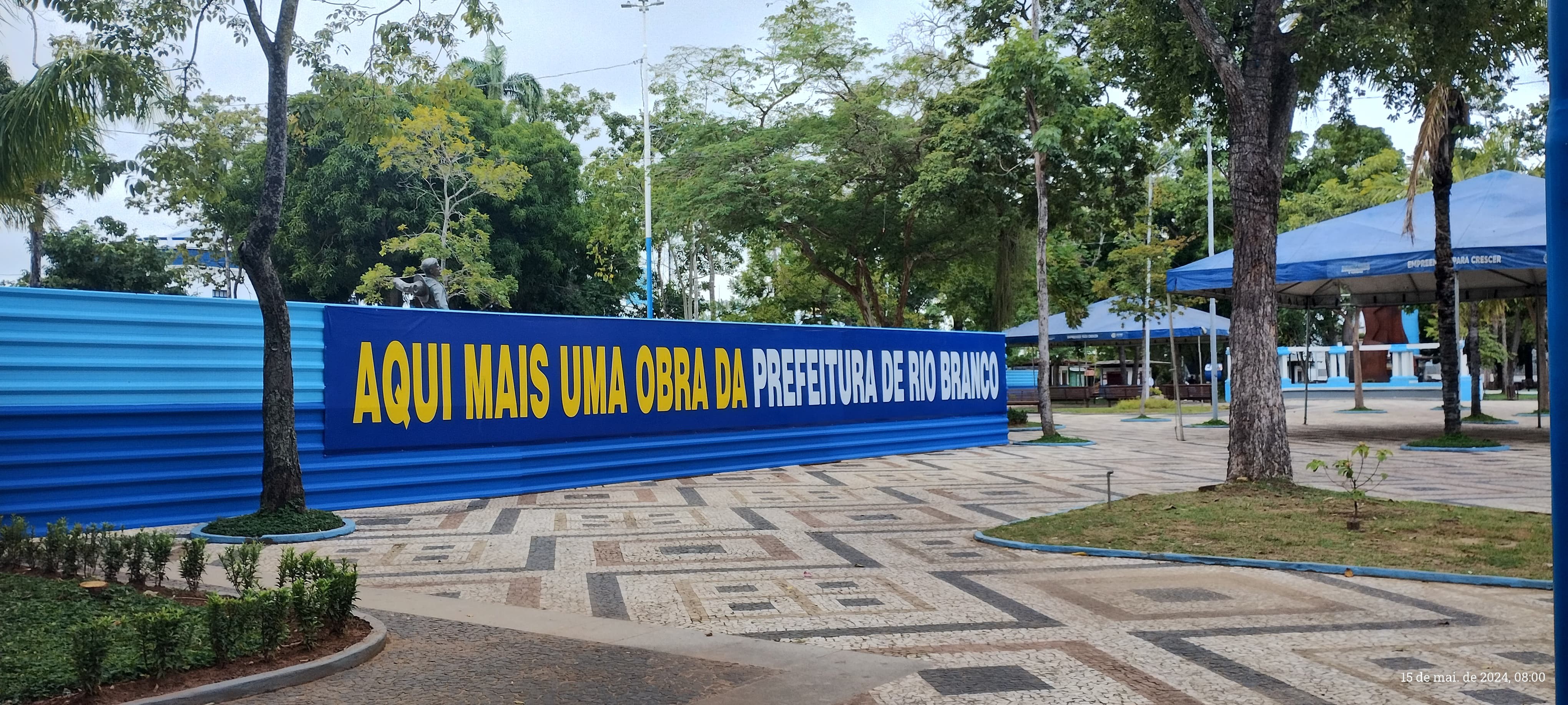 MP investiga suposto dano ao patrimônio histórico em praça de Rio Branco