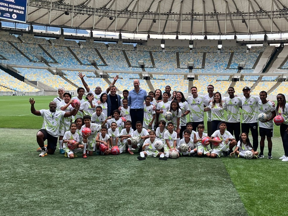 Príncipe William visita o Maracanã — Foto: Henrique Coelho/g1 Rio