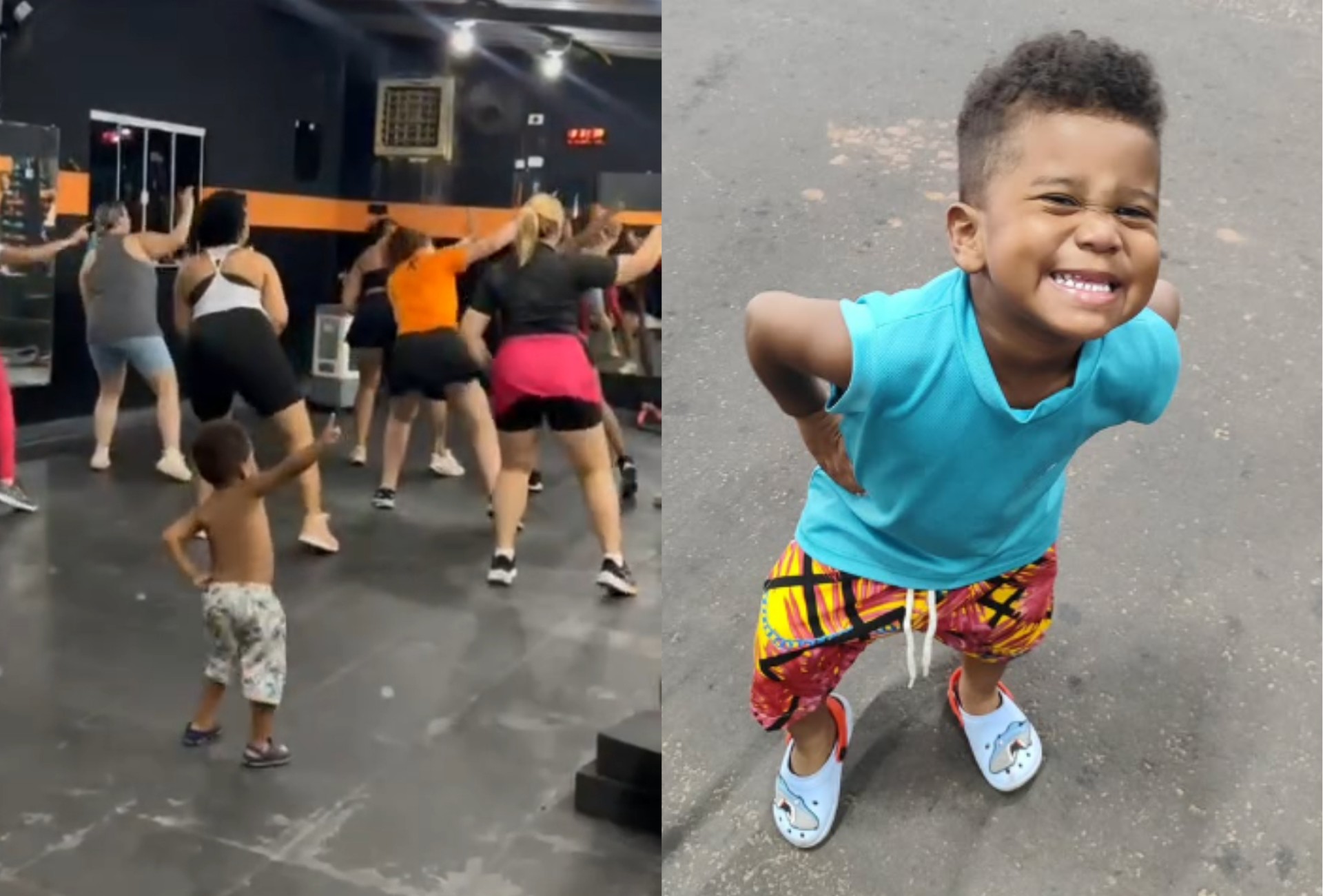'Com gingado': menino de 2 anos viraliza ao mostrar talento na dança em estúdio