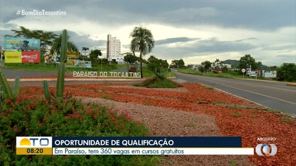 Prefeitura de Paraíso do Tocantins e Senai oferecem 360 vagas em cursos gratuitos
