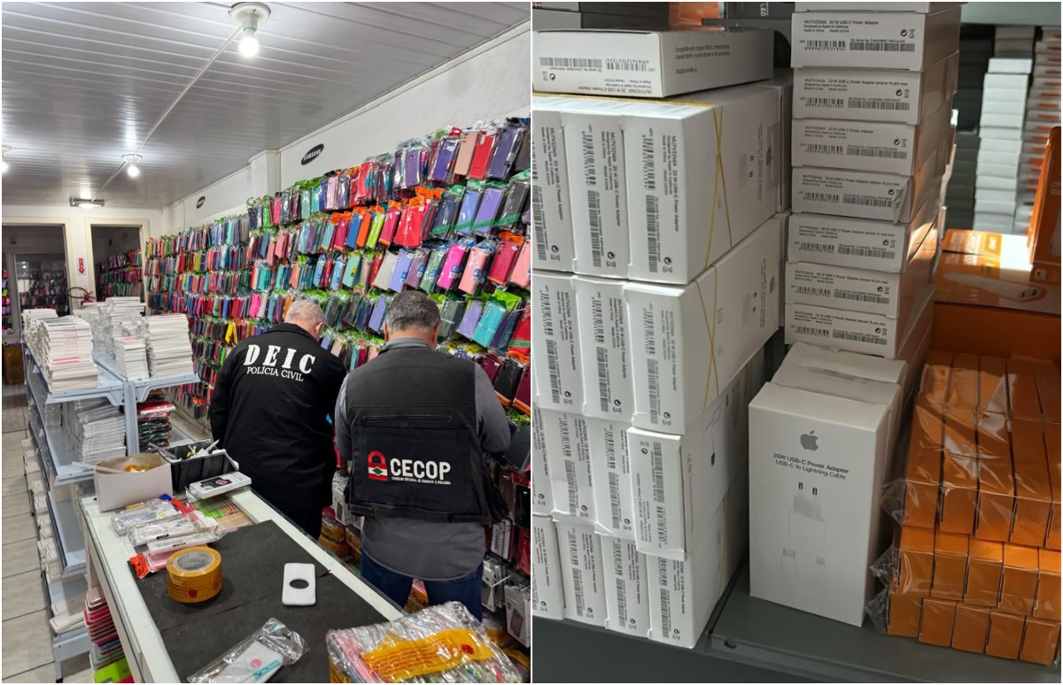 Rede de pirataria com produtos da Apple em SC e PR é alvo de operação e bloqueio de R$ 10 milhões em bens